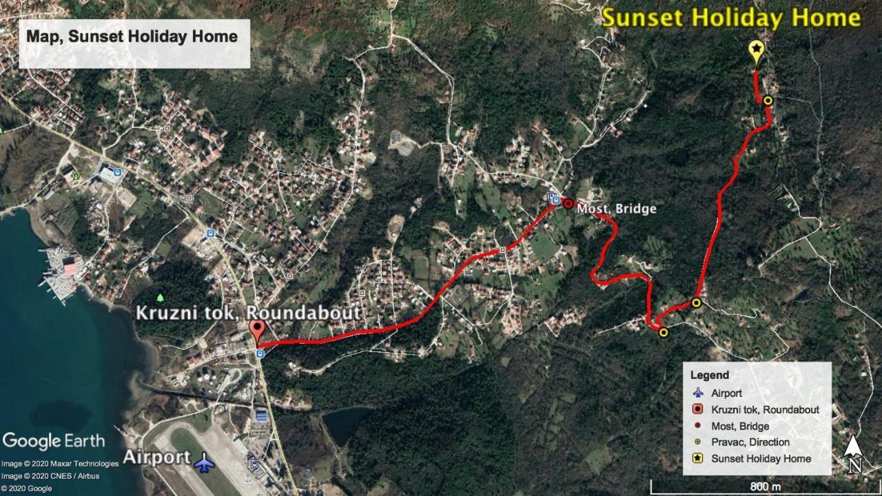 Sunset Holiday Home Tivat Exteriér fotografie